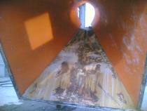 RIVESTIMENTO IN POLIURETANO 10mm PER TRAMOGGIA SOTTO MESCOLATORI